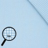 Cotton Gingham Fabric 2mm Light Blue