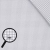 Cotton Gingham Fabric 2mm Light Grey
