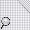 Cotton Gingham Fabric 4mm Light Grey