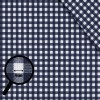 Cotton Gingham Fabric 4mm Navy