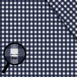 Cotton Gingham Fabric 4mm Navy Cotton Gingham Fabric 4mm Navy