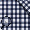 Tkaniny w Kratę Gingham 9mm Granatowy Tkaniny w Kratę Gingham 9mm Granatowy Tkaniny Dekoracyjne