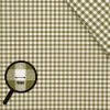Cotton Gingham Fabric 4mm Olive Green
