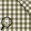 Tissu Coton Vichy 9mm Vert Olive