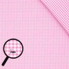 Cotton Gingham Fabric 2mm Pink