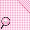 Cotton Gingham Fabric 4mm Pink