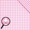 Cotton Gingham Fabric 4mm Pink