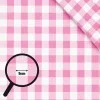 Tissu Coton Vichy 9mm Rose