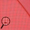 Cotton Gingham Fabric 2mm Red Cotton Gingham Fabric 2mm Red - (Deco Fabrics)