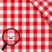 Cotton Gingham Fabric 9mm Red Cotton Gingham Fabric 9mm Red - (Deco Fabrics)