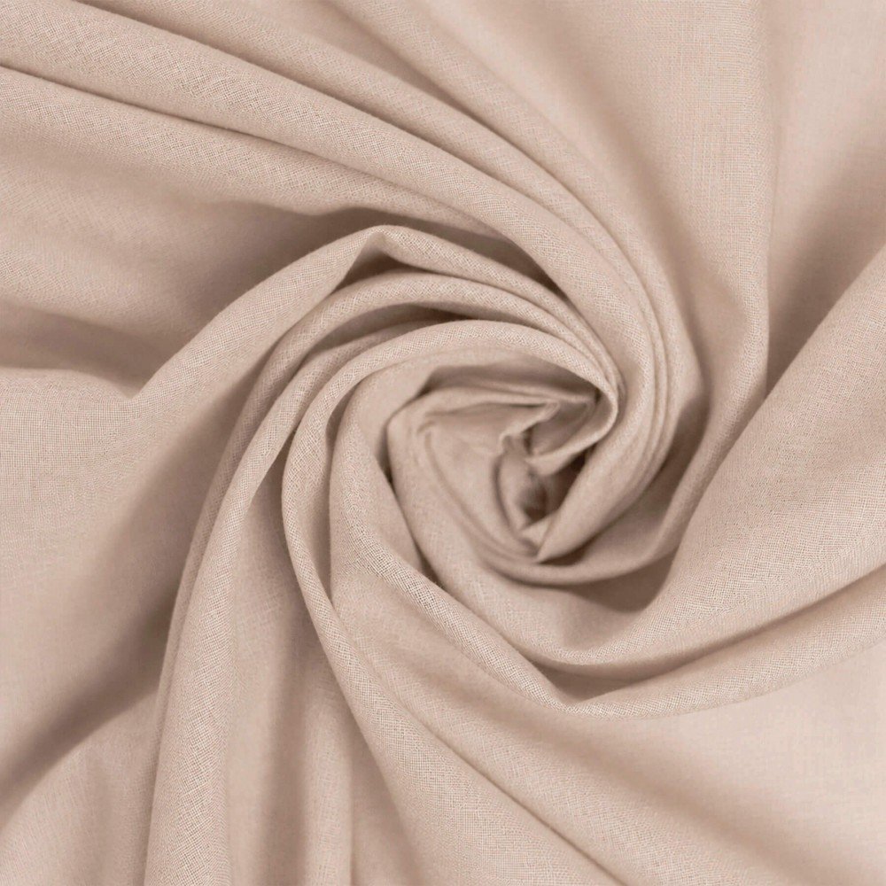Tessuto Voile Di Cotone Beige Chiaro Tessuto Voile Di Cotone Beige Chiaro