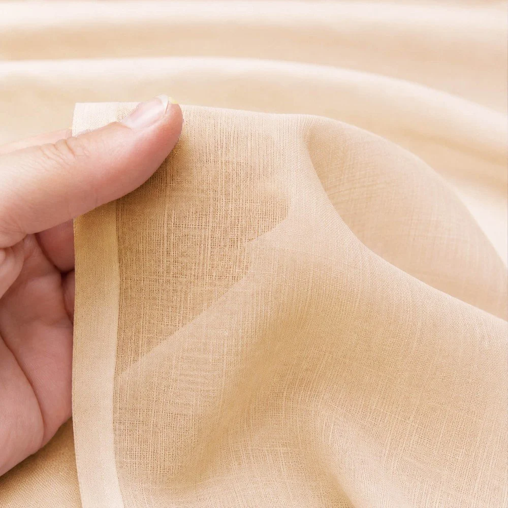 Cotton Voile Fabric Sand Beige Cotton Voile Fabric Sand Beige