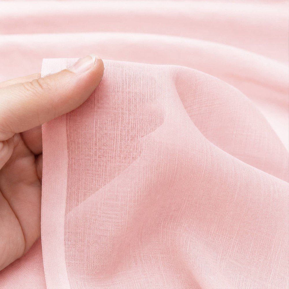 Tessuto Voile Di Cotone Rosa Chiaro Tessuto Voile Di Cotone Rosa Chiaro