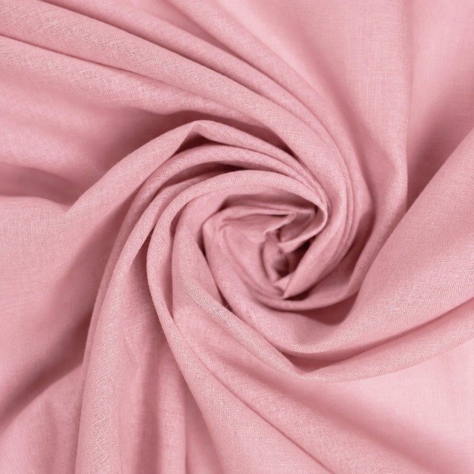 Voile Katoen Stof Vintage Roze - (Katoenen Poplin Stoffen)