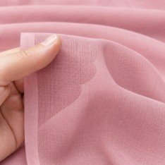 Tessuto Voile Di Cotone Rosa Vintage