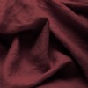 Fine Linen Fabric (Stone Washed) Bordeaux