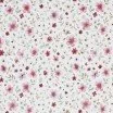 Bomuld Poplin Stof Digital Trykt - Bærblomst Grener Bomuld Poplin Stof Digital Trykt - Konfetti Hjerter Beige - (Bomuld Poplin Print )