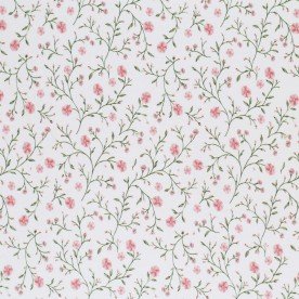 Jersey Cotton Fabric Digital Print - Soft Floral Nude Pink