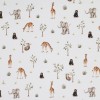 Jersey Cotton Fabric Digital Print - Jungle Animals