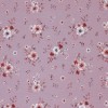 Jersey Cotton Fabric Digital Print - Mauve Flower Bouquet