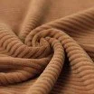 Tissu Jersey Velours à Grosses Cotes Cognac Tissu Jersey Velours à Grosses Cotes Cognac - (Tissu Jersey Velours Côtelé )