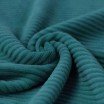 Big Knitted Corduroy Jersey Fabric Dark Green - (Knitted Corduroy Jersey Fabric)