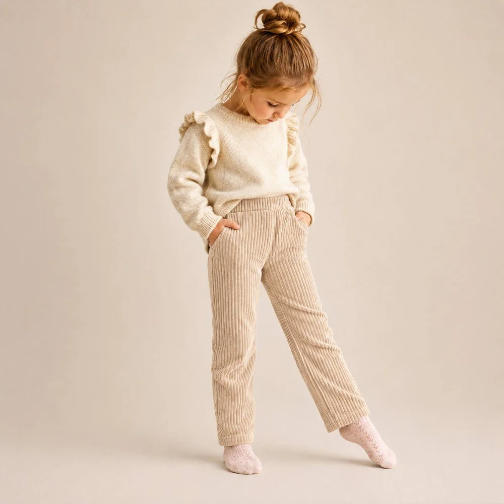 Nicki Breitcord Jersey Stoff Hellbeige Nicki Breitcord Jersey Stoff Hellbeige