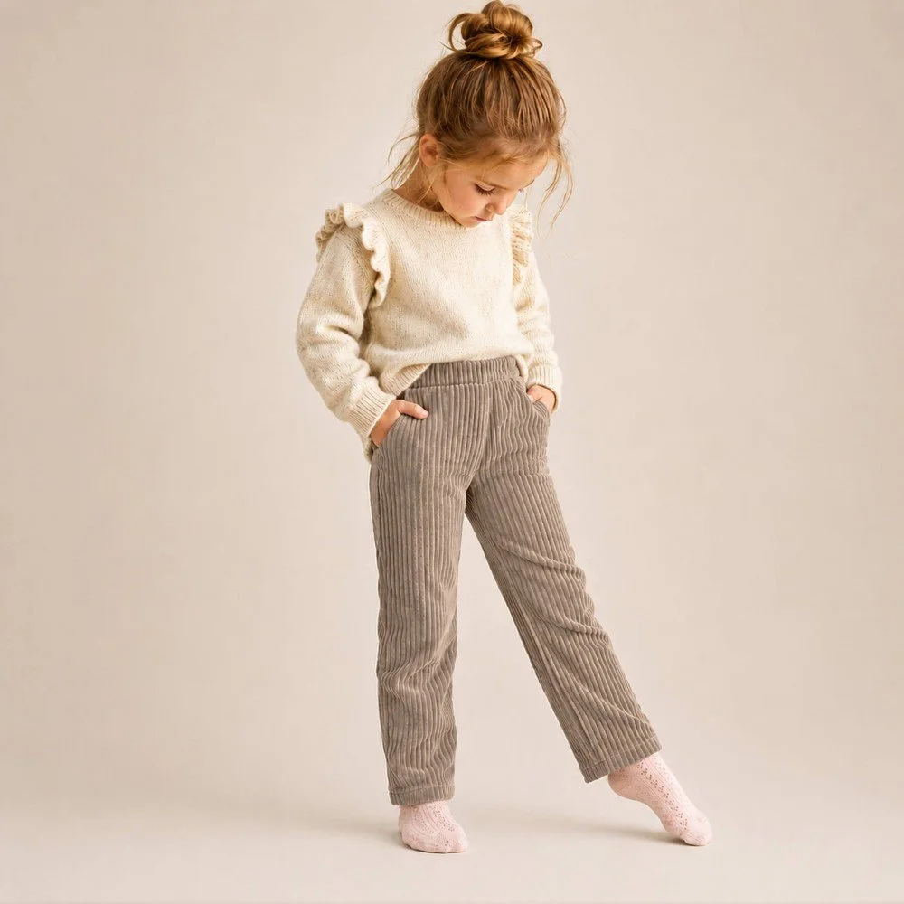 Nicki Breitcord Jersey Stoff Taupe Nicki Breitcord Jersey Stoff Taupe