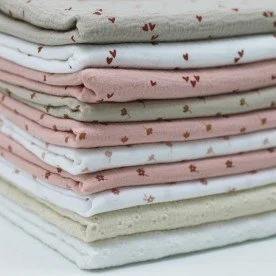 Printed Double Gauze Fabric Pudełko Niespodzianka 10 x 1 Metr