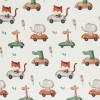 Rib Knit Jersey Fabric - Animals In Traffic
