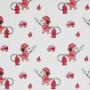 Rib Knit Jersey Fabric - Dog At Fire Department