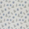 Rib Knit Jersey Fabric - Forget Me Not Flower