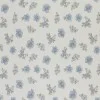 Rib Knit Jersey Fabric - Forget Me Not Flower