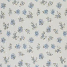 Rippstrick Jersey Stoff - Vergissmeinnicht Blume Rippstrick Jersey Stoff - Vergissmeinnicht Blume
