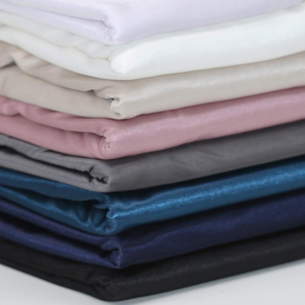 Stretch Lining Fabric (Charmeuse) Jeans Navy