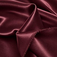 Tessuto Di Raso Stretch (Doppia Faccia) Bordeaux