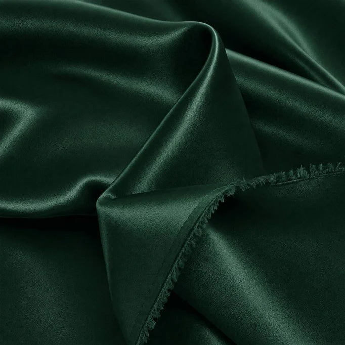 Tissu Satin Stretch Double Face Vert Foncé Tissu Satin Stretch (Double Face) Vert Foncé - (Tissus De Mode)