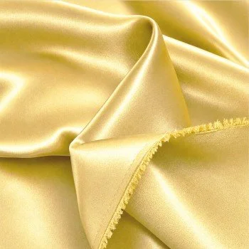 Stretch Satin Fabric (Double-Sided) Gold