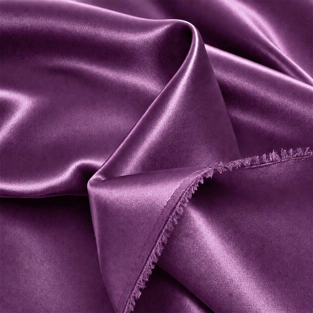 Stretch Satin Stoff (Doppelseitig) Mauve