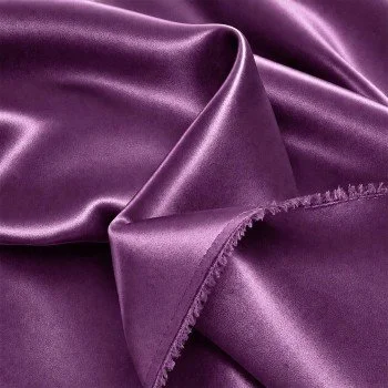 Stretch Satin Fabric (Double-Sided) Mauve