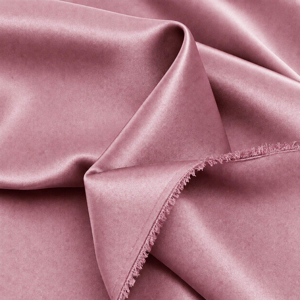 Stretch Satin Stoff (Doppelseitig) Vintage Rosa
