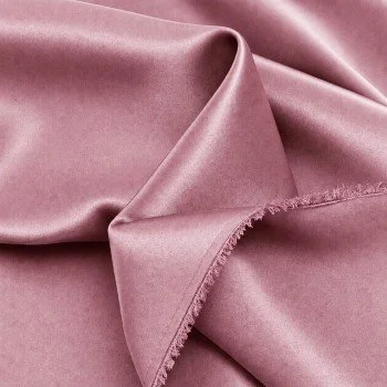 Stretch Satin Fabric (Double-Sided) Vintage Pink