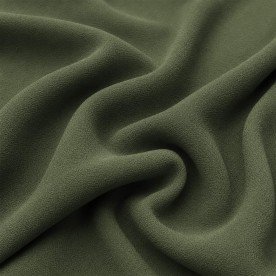 Zware Crepe Stof (Stretch) Leger Groen