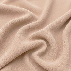 Zware Crepe Stof (Stretch) Licht Beige