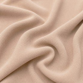 Zware Crepe Stof (Stretch) Licht Beige