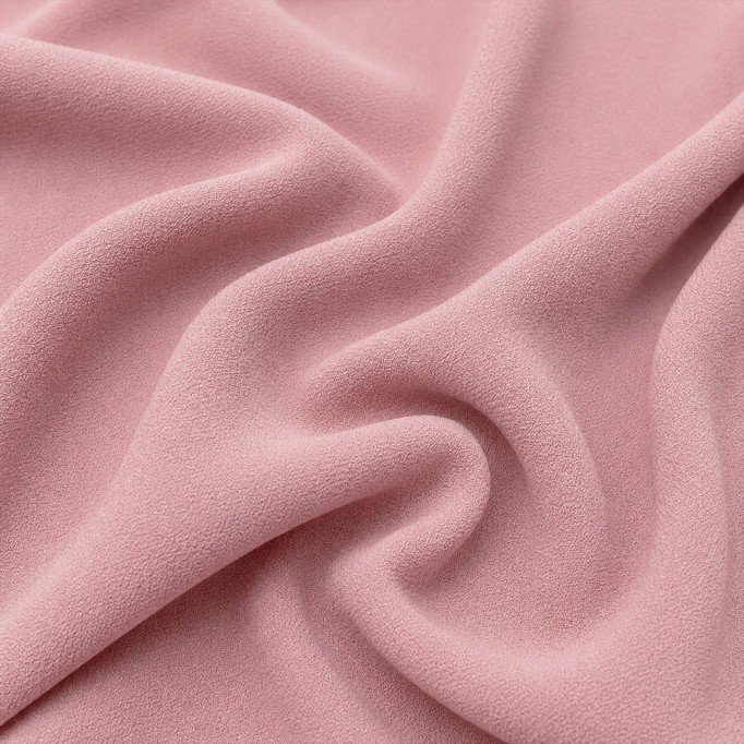 Zware Crepe Stof (Stretch) Vintage Roze Zware Crepe Stof (Stretch) Vintage Roze - (Modestoffen)