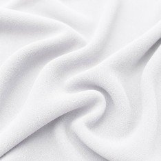 Zware Crepe Stof (Stretch) Wit