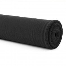 Entflammbar Burlington Dekostoff 280cm Breit (Zertifikat B1) Schwarz