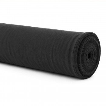 Brandvertragend Texture Dekostof 280cm Breed (Certificaat B1) Zwart Brandvertragend Texture Dekostof 280cm Breed (Certificaat B1) Zwart