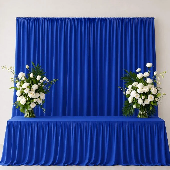 Fire Retardant Burlington Fabric 280cm Wide Cobalt Fire Retardant Burlington Fabric 280cm Wide (Certificate B1) Cobalt - (Burlington Fabrics)